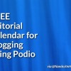 Podio FREE Editorial Calendar blog