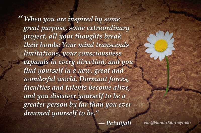 Quote by Patañjali